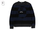 MR.BATHING APE STRIPE JACQUARD SWEATER