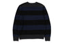 MR.BATHING APE STRIPE JACQUARD SWEATER