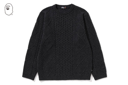CHUNKY CABLE WOOL SWEATER