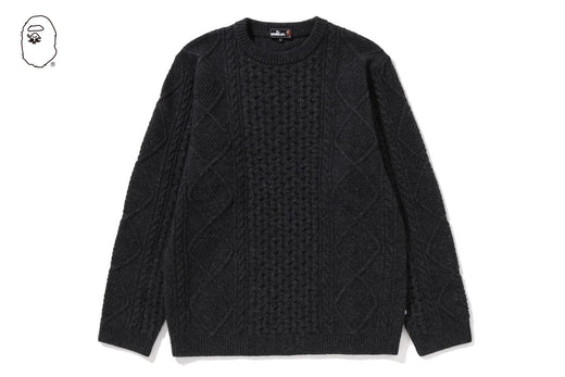 CHUNKY CABLE WOOL SWEATER