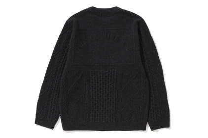 CHUNKY CABLE WOOL SWEATER