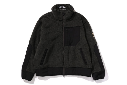 MR.BATHING APE ZIP UP FLEECE JACKET