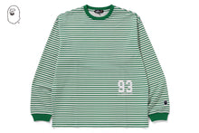 STRIPE LS PRINT TEE