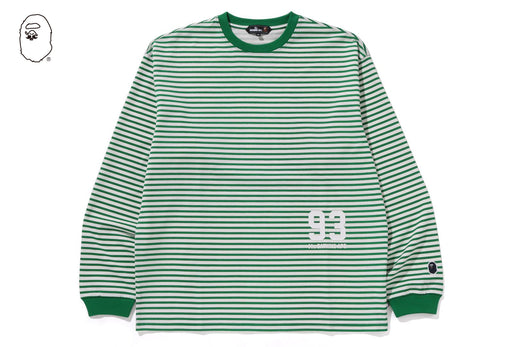 STRIPE LS PRINT TEE