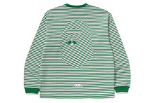 STRIPE LS PRINT TEE