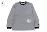 STRIPE LS PRINT TEE