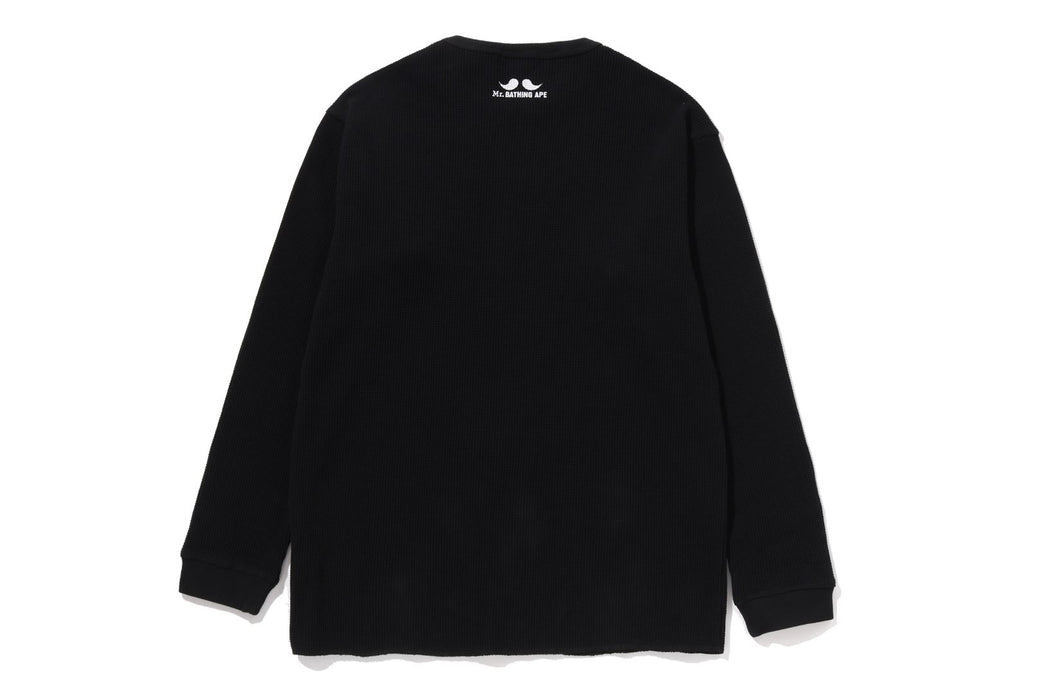 WAFFLE BASIC LS TEE | bape.com