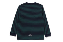HENRY NECK STRIPE LS TEE