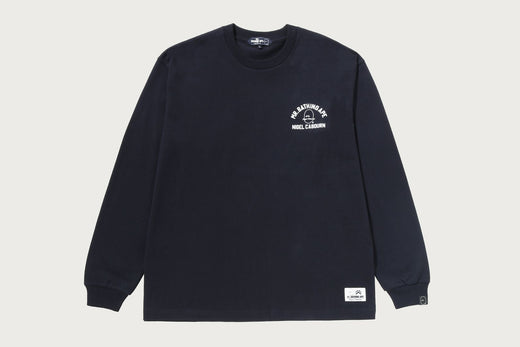 【MR. BATHING APE X NIGEL CABOURN】 LS PRINT TEE