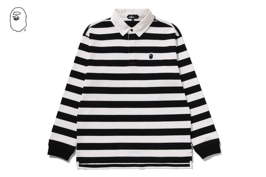 Color Blocked Rugby Polo