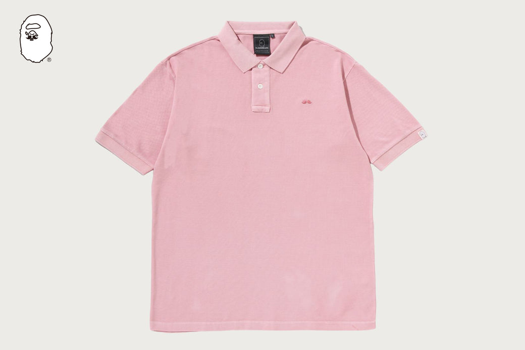 GARMENT DYED POLO SHIRT | bape.com