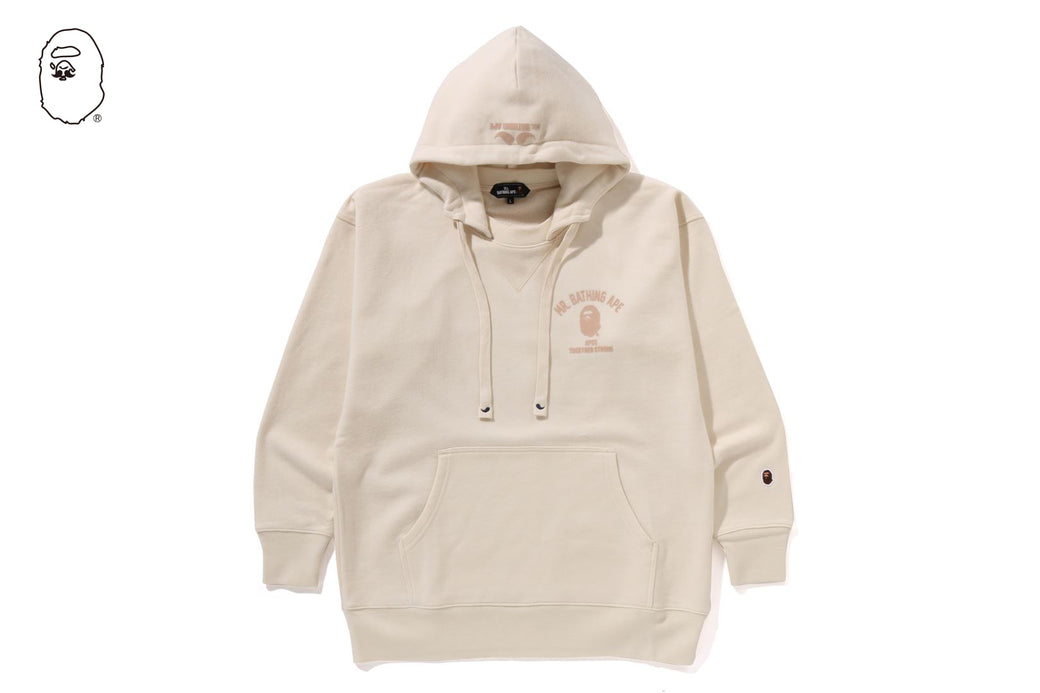MR.BATHING APE COLLEGE PULLOVER HOODIE | bape.com
