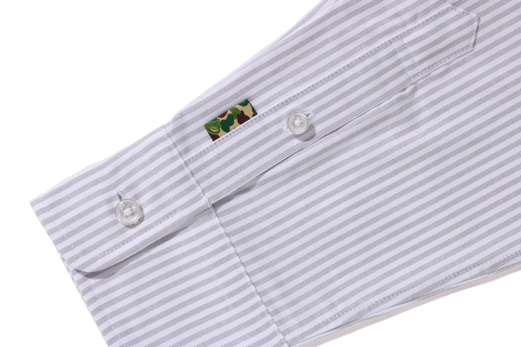 MR.BATHING APE OXFORD STRIPE BD SHIRT | bape.com
