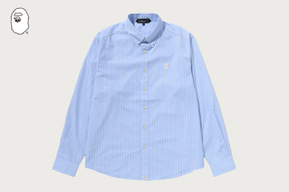MULTI STRIPES COTTON POPLIN LS SHIRT