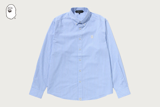 MULTI STRIPES COTTON POPLIN LS SHIRT