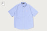 MULTI STRIPES COTTON POPLIN SS SHIRT