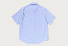 MULTI STRIPES COTTON POPLIN SS SHIRT