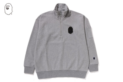 HALF ZIP PULL OVER SWEAT SHIRT #1