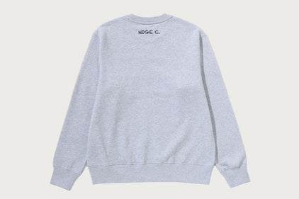 【MR. BATHING APE X NIGEL CABOURN】 CREW NECK SWEAT SHIRT