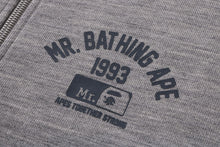 MR.BATHING APE ZIP UP PULLOVER HOODIE