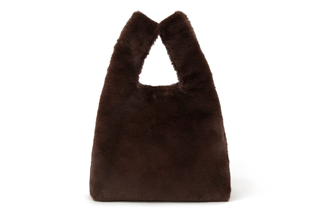 BABY MILO ブラウン ファートートバッグ BABY MILO FUR TOTE BAG | bape.com