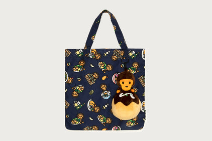 BABY MILO PLUSH DOLL TAKOYAKI TOTE BAG