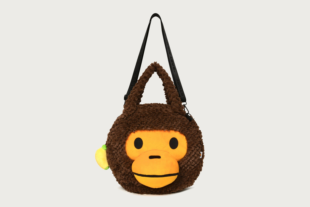 BABY MILO FAUX FUR LARGE TOTE BAG | bape.com