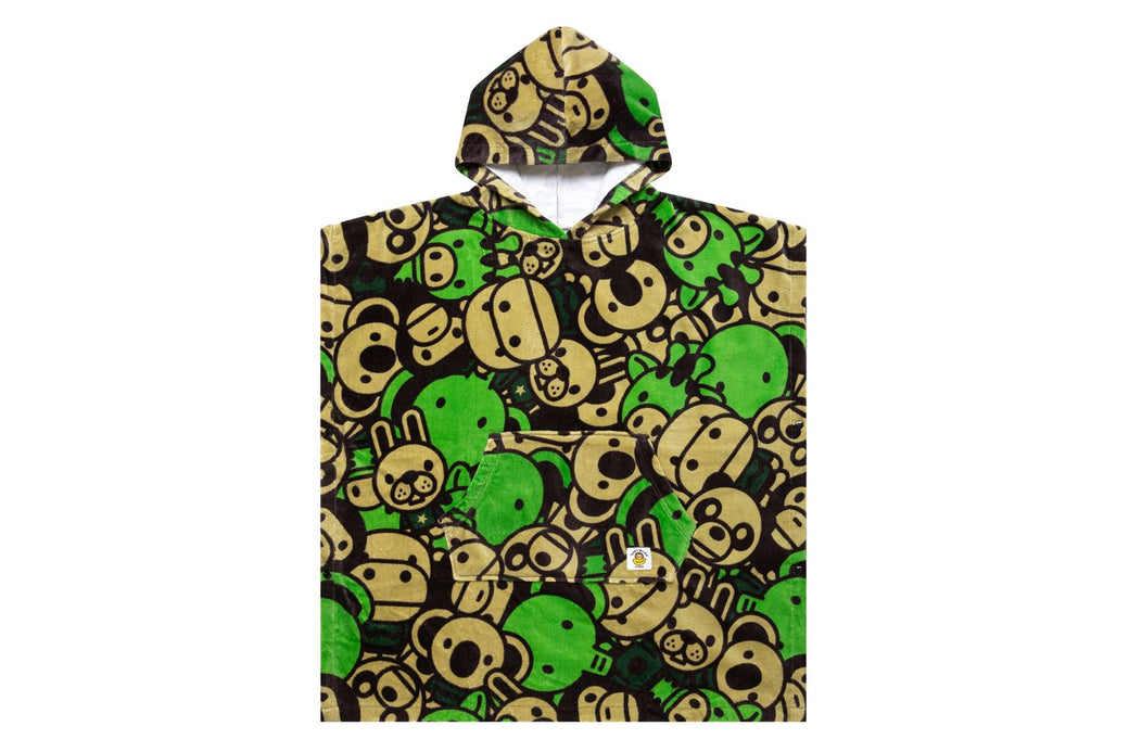 BABY MILO HOODED TOWEL | bape.com