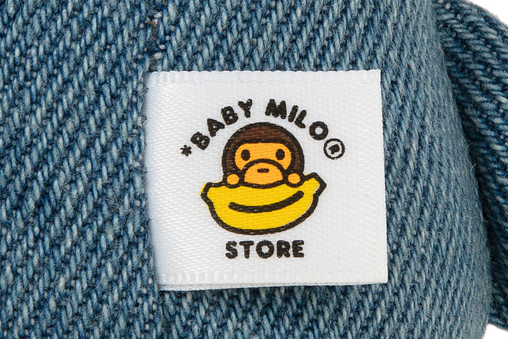 BABY MILO PLUSH DENIM DOLL KEYCHAIN | bape.com