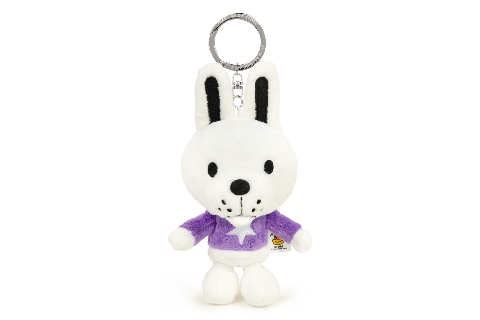 即発送 BABY MILO PLUSH DENIM DOLL KEYCHAIN baby milo ぬいぐるみ キーホルダー （BABY MILO PLUSH DENIM