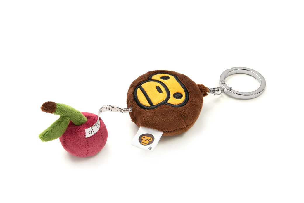 BABY MILO CHERRY PLUSH DOLL TAPE MEASURE KEYCHAIN | bape.com