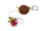 BABY MILO CHERRY PLUSH DOLL TAPE MEASURE KEYCHAIN