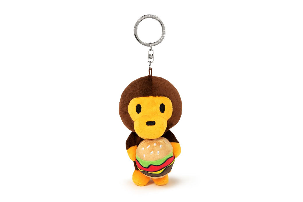 未使用BAPE Baby Milo キーホルダー マイロボーグ他5点 BABY MILO HAMBURGER PLUSH DOLL KEYCHAIN 12CM | bape.com