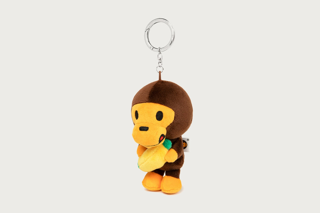 BABY MILO BANANA PLUSH DOLL KEYCHAIN 12CM | bape.com