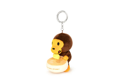 BABY MILO PANCAKE PLUSH DOLL KEYCHAIN