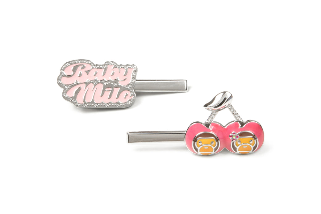 新品エイプ ベビーマイロ　ピックセット　8本入り　レア BABY MILO HAIR CLIP SET | bape.com