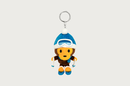 BABY MILO SKIING PLUSH DOLL KEYCHAIN 15CM