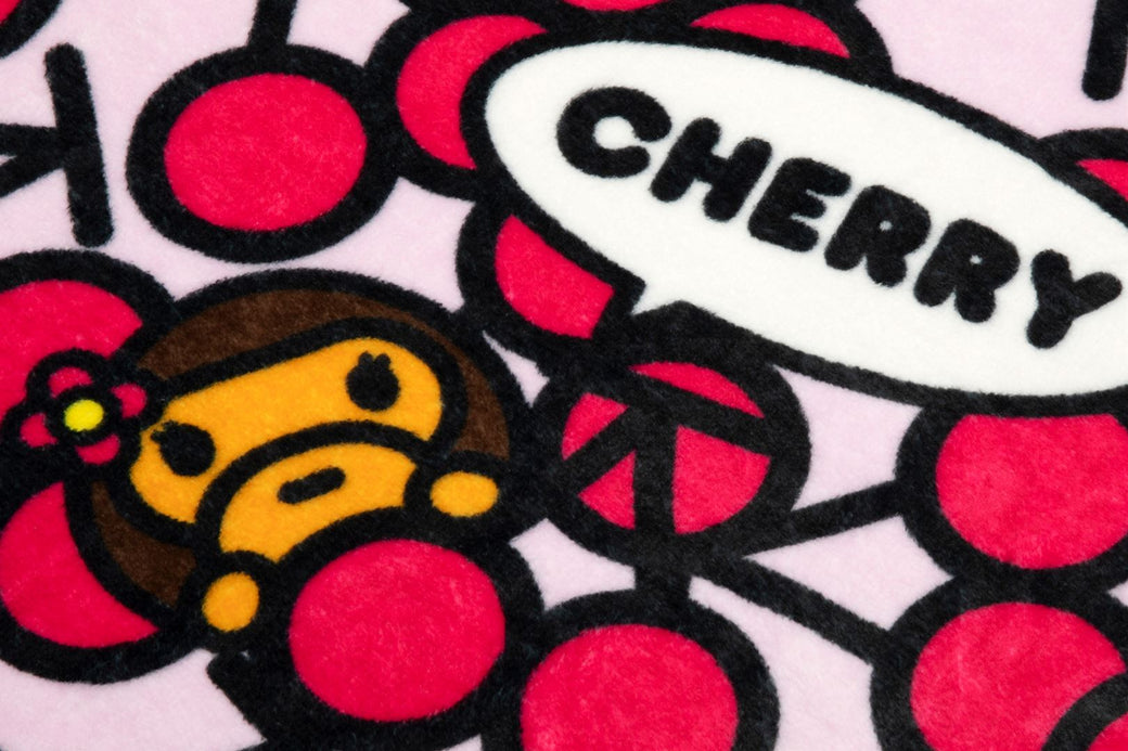 BABY MILO CHERRY PATTERN BLANKET | bape.com