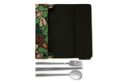 BUBBLE CAMO CUTLERY SET