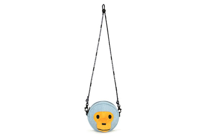 BABY MILO FACE DENIM CROSS BAG