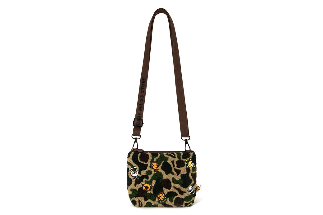 BABY MILO EMBROIDERY MINI CROSS BAG | bape.com