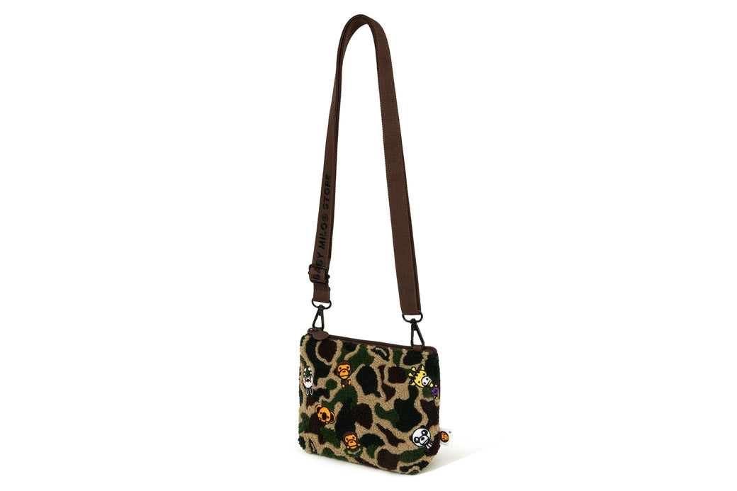 BABY MILO EMBROIDERY MINI CROSS BAG | bape.com