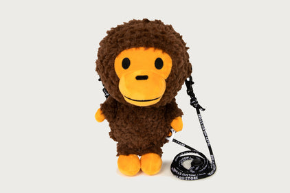 BABY MILO FAUX FUR PLUSH DOLL MOBILE PHONE BAG #1