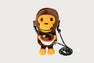 BABY MILO RAMEN PLUSH DOLL MOBILE PHONE BAG
