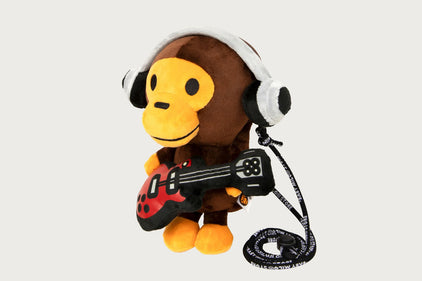 BABY MILO GUITAR PLUSH DOLL MOBILE PHONE BAG