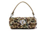 PATTERN FAUX FUR SHOULDER BAG