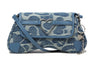 PATTERN DENIM HANDBAG