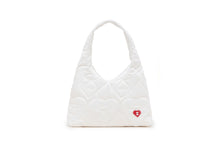 QUILTED HEART MONOGRAM SHOULDER BAG