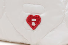 QUILTED HEART MONOGRAM SHOULDER BAG