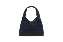 QUILTED HEART MONOGRAM SHOULDER BAG